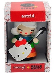 Astrid figure by Momiji X Hello Kitty, produced by Momiji. Packaging.