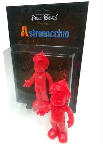 Astronocchio figure by Dave Bondi. Packaging.