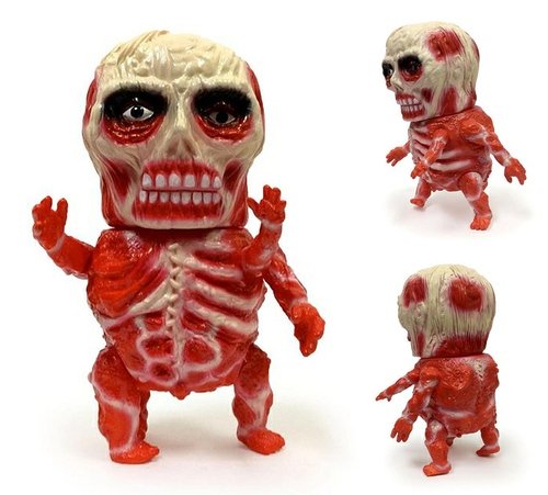 Attack of Cadaver figure by Awesome Toy X Splurrt, produced by Awesome Toy. Front view.