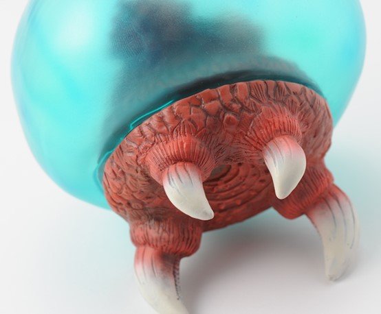 Baby Metroid Ver2.0 figure, produced by Zoomoth. Detail view.