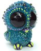Baby Owl - Turquoise Laser Glitter