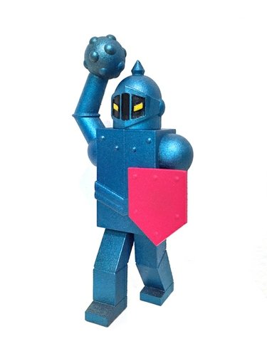 Bad Knight (Metallic Blue) figure by Peter Kato. Front view.