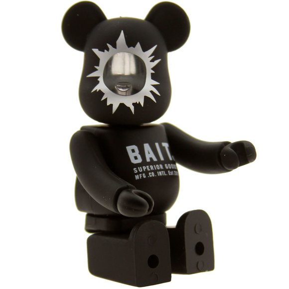 BAIT x Medicom Be@rbrick 100% figure, produced by Medicom Toy. Front view.