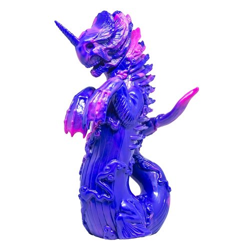 Bake-Kujira - Candy Swirl Version figure by Candie Bolton, produced by Toy Art Gallery. Front view.