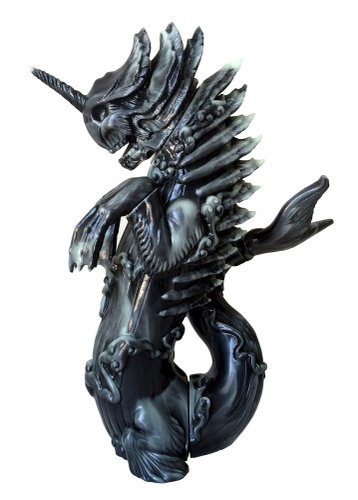 Bake-Kujira - Ectoplasm Version figure by Candie Bolton, produced by Toy Art Gallery. Front view.