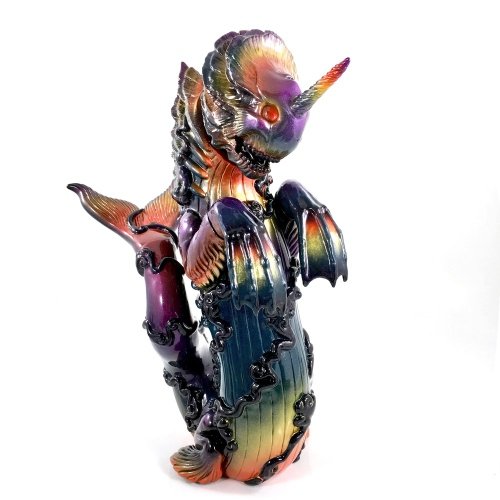 Bake-Kujira - Halloween Haunt Version figure by Candie Bolton, produced by Toy Art Gallery. Front view.