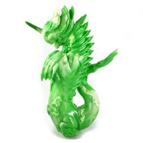 Bake Kujira - Matcha Milk Version figure by Candie Bolton, produced by Toy Art Gallery. Front view.