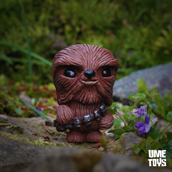 Barney the Wookiee figure by Ume Toys (Richard Page), produced by Ume Toys. Front view.