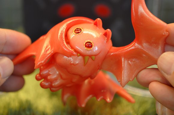 Bat Liquid - GID (Orange) figure, produced by Instinctoy. Front view.
