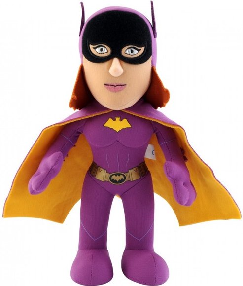 Batgirl figure by Dc Comics, produced by Bleacher Creatures. Front view.