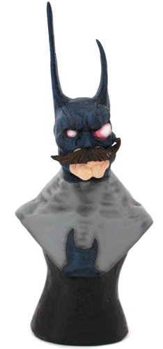 Batmahstache figure by Deth Becomes You. Front view.