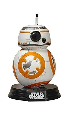 BB-8 figure, produced by Funko. Front view.