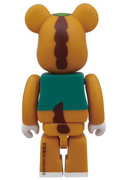 Gunma-chan (ぐんまちゃん) Be@rbrick 100% figure, produced by Medicom Toy. Back view.