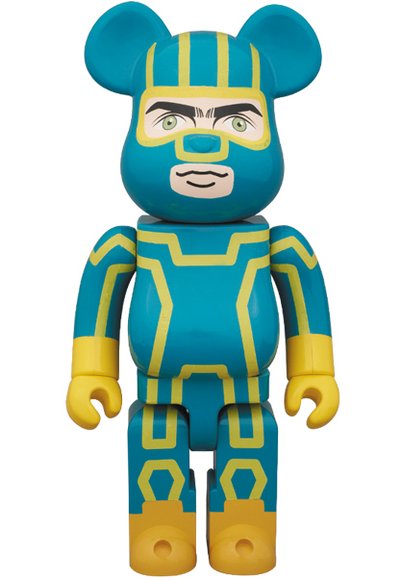 Kick-Ass 2 Be@rbrick 400% figure, produced by Medicom Toy. Front view.