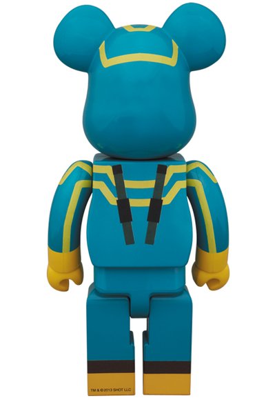 Kick-Ass 2 Be@rbrick 400% figure, produced by Medicom Toy. Back view.