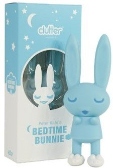 Bedtime Bunny January Blues figure by Peter Kato, produced by Clutter. Front view.