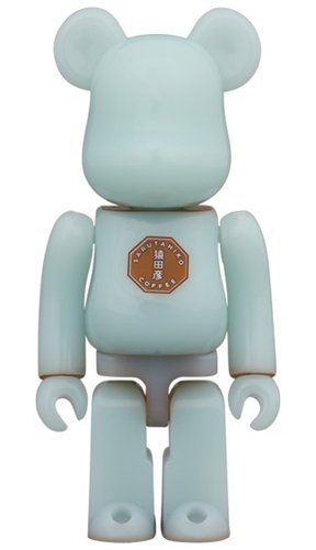 猿田彦珈琲 BE@RBRICK 100% figure, produced by Medicom Toy. Front view.