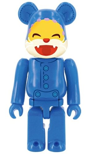 BE@RBRICK 29 - CUTE (Nyan-chu World Broadcasting) figure, produced by Medicom Toy. Front view.