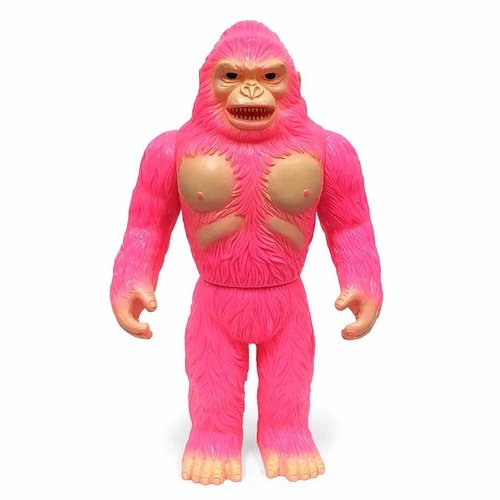 Big Foot - Painted Hot Pink figure by Awesome Toy, produced by Awesome Toy. Front view.