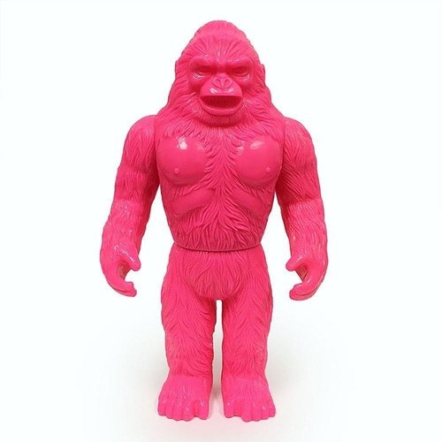 Big Foot - Unpainted Hot Pink figure by Awesome Toy, produced by Awesome Toy. Front view.