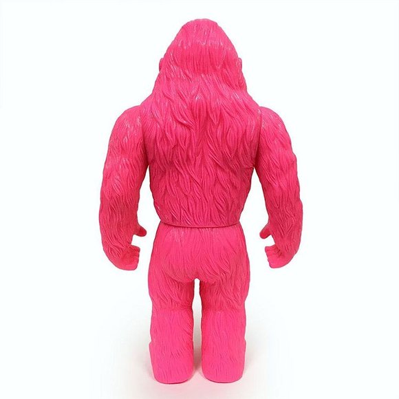 Big Foot - Unpainted Hot Pink figure by Awesome Toy, produced by Awesome Toy. Back view.