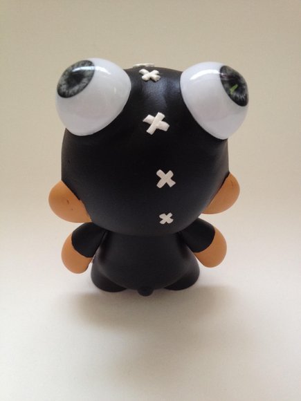 BLACK - CMYK figure by Blue Frog Studios. Back view.