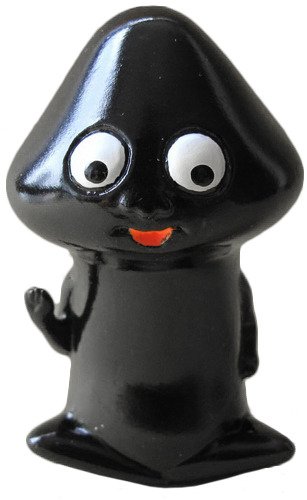 Black Mushroom Master figure by Sunguts, produced by Sunguts. Front view.