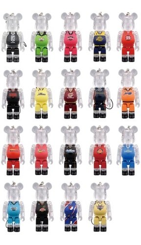B.LEAGUE BE@RBRICK 100% figure, produced by Medicom Toy. Front view.