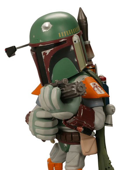 Boba Fett - VCD Special No.22  figure by H8Graphix, produced by Medicom Toy. Detail view.