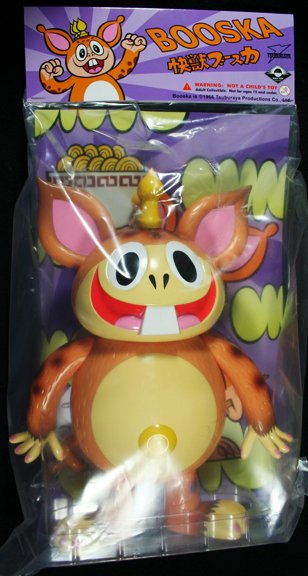 Booska (ブースカ) figure by Martin Ontiveros, produced by Max Toy Co.. Packaging.