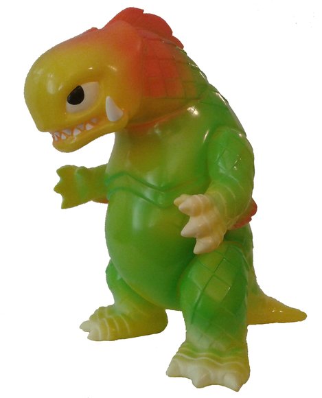 Bop Dragon figure by Rumble Monsters, produced by Rumble Monsters. Front view.