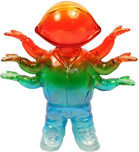 Boy Karma Max Toy figure by Mark Nagata, produced by Max Toy Co.. Front view.