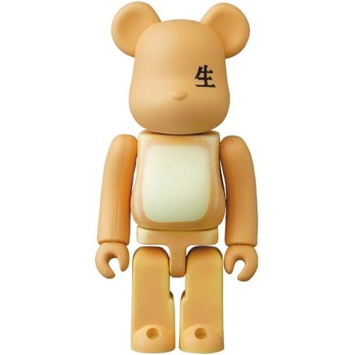 BREAD - JELLYBEAN SERIES - BE@RBRICK 100% figure, produced by Medicom. Front view.