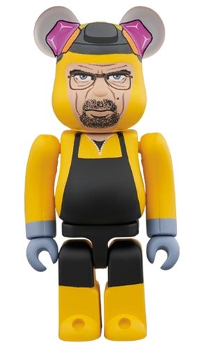 Breaking Bad  Walter White BE@RBRICK 100% figure, produced by Medicom Toy. Front view.