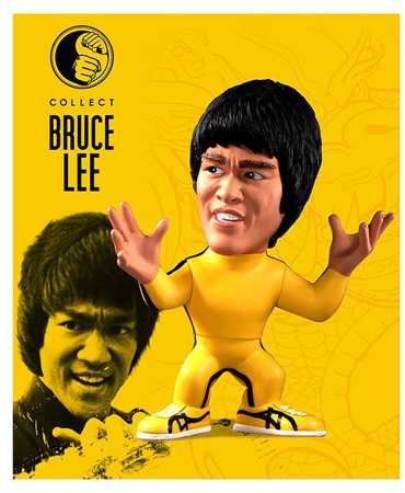 Bruce Lee - Game of Death figure, produced by Round 5. Packaging.