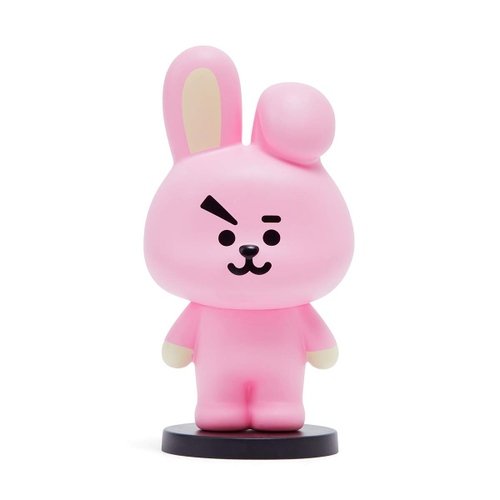 BT21 Cooky Character figure, produced by Line Friends Inc.. Front view.