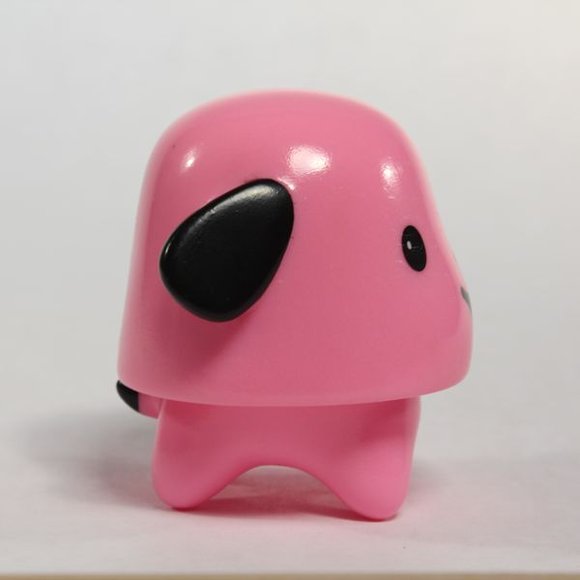 Bubble Gumdrop - SDCC 12 figure by 64 Colors, produced by Squibbles Ink & Rotofugi. Side view.