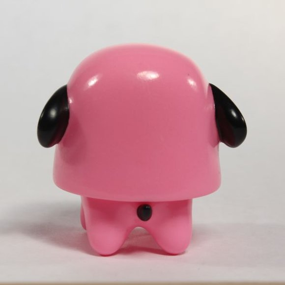 Bubble Gumdrop - SDCC 12 figure by 64 Colors, produced by Squibbles Ink & Rotofugi. Back view.