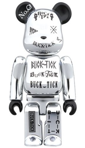 BUCK-TICK BE@RBRICK 100% figure, produced by Medicom Toy. Front view.