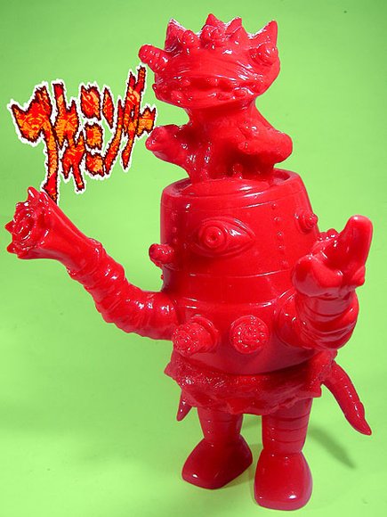 Bukiminda (ブキミンダー)  Unpainted Red figure by Elegab, produced by Elegab. Front view.