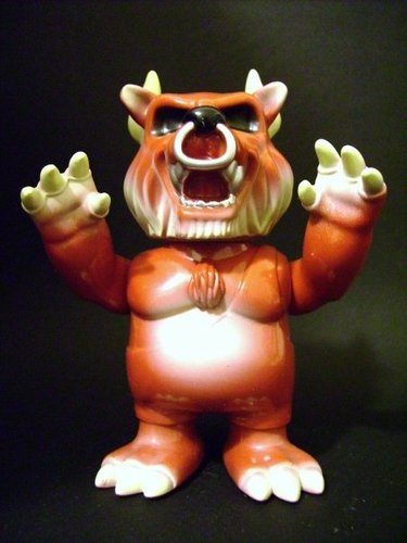 Bullmask figure, produced by Gargamel. Front view.