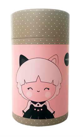 Calico figure by Luli Bunny, produced by Momiji. Packaging.