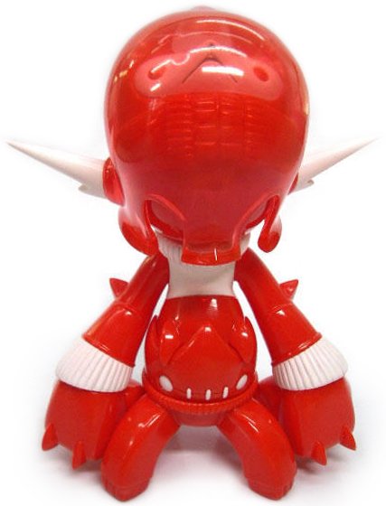 Candy Apple figure by Kaijin, produced by One-Up. Front view.