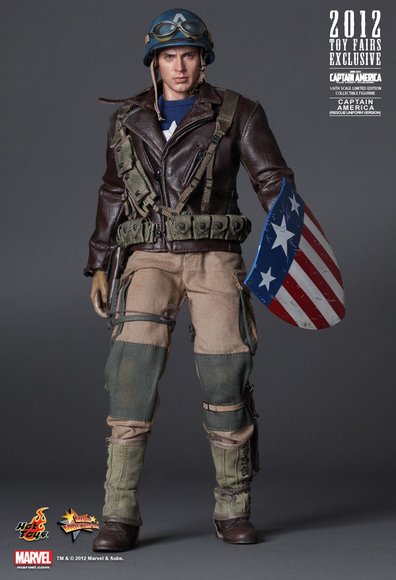 Captain America (Rescue Uniform Version) figure by Yulli, produced by Hot Toys. Front view.