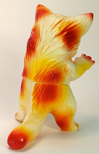 Cat Kaiju Nekoron figure by Yoshihiko Makino, produced by Max Toy Co.. Back view.
