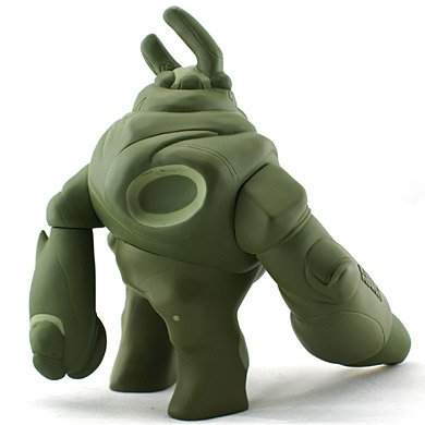 Camobot : Frontline  figure by Mr. Jago, produced by Adfunture. Back view.