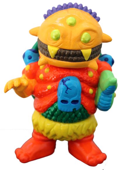 Cheestroyer figure by Bad Teeth Comics X Double Haunt. Front view.