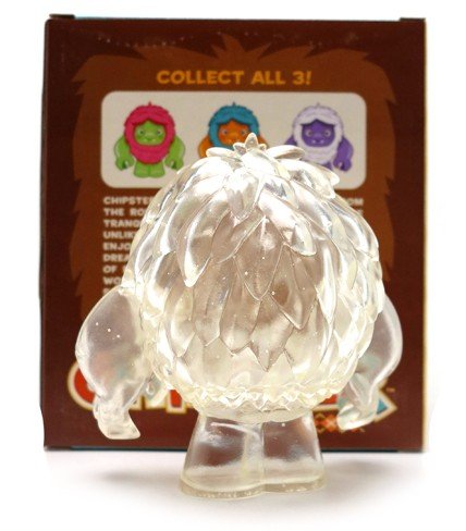 Chipster - Clear figure by Scott Tolleson, produced by Stolle Art. Back view.