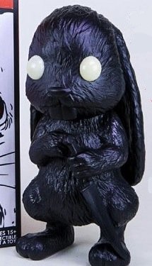 Choices SDCC Exclusive, Shadow with GID Eyes figure by Jermaine Rogers, produced by Flying Lulu. Front view.