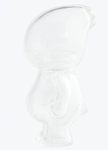 Clear Bastard figure by Ayako Takagi, produced by Uamou. Side view.